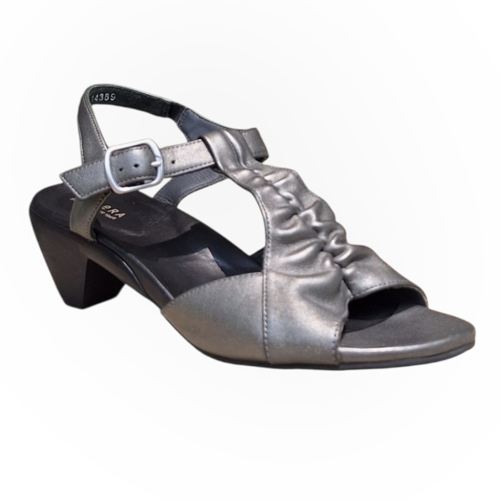 Ziera Delta Sol Pewter Sandals 41 WIDE EU Size 10.5W US